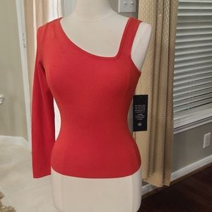 NWT Sz.Sm La Rambla Coral One Sleeve Shirt